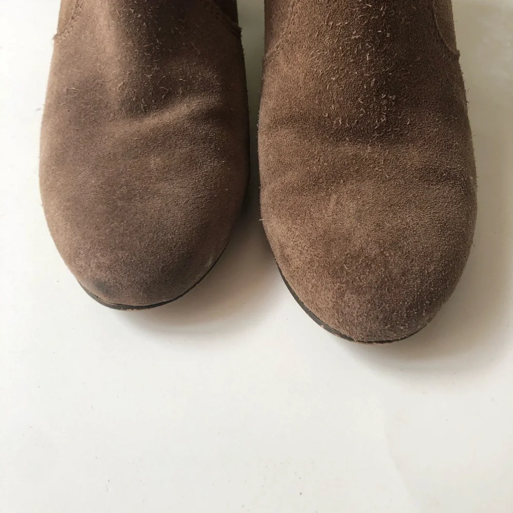 Steve Madden Harlee brown leather casual booties